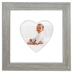 Americanflat Picture Frame with Oval Mat Insert and Shatter-Resistant Glass - Signature Collection - Photo Frame for Wall Display - 1 of 4