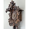 Eight Day Cuckoo Clock With 16 Inch Height Hand-Carved Vines and Leaves By River City Clocks - 3 of 4