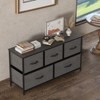 CAVINAS Dresser for Bedroom,Dressers & Chests of Drawers with 5 Foldable Drawers for Living Room,Hallway - 2 of 4