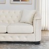 NicBex 59/77 Inch Loveseat,Modern Chesterfield Velvet Loveseat Sofa with Tufted Backrests,Upholstered Couch for Living Room,Bedroom,Lounge - 3 of 4