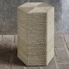 Uttermost Sea Braid Small Accent Table – Rustic Coastal Seagrass & Wood - 2 of 4