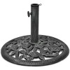 vidaXL Umbrella Stand Black and green Cast iron Standard - 2 of 4
