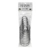 EZ Glide Shower Curtain Hooks Set of 12 Chrome by Carnation Home Fashions - 3 of 3
