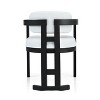 CAVINAS Set of 2 Dining Chairs with Rubberwood Frame, 30.5" H Velvet Upholstered Dining Room Chair - 4 of 4