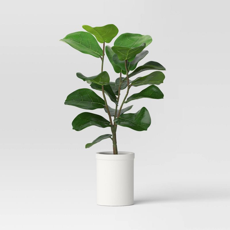 Faux Potted Fiddle Leaf Plant - Threshold&#8482;, 1 of 6