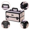 Byootique Cosmetology Case on Wheels 4in1 Professional Makeup Art Deco Tyrian AD Purple - 4 of 4