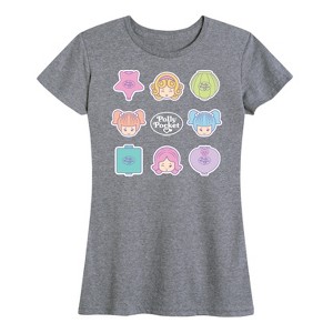 Women's - Polly Pocket - Polly Pocket Grid Short Sleeve Graphic T-Shirt - 1 of 4