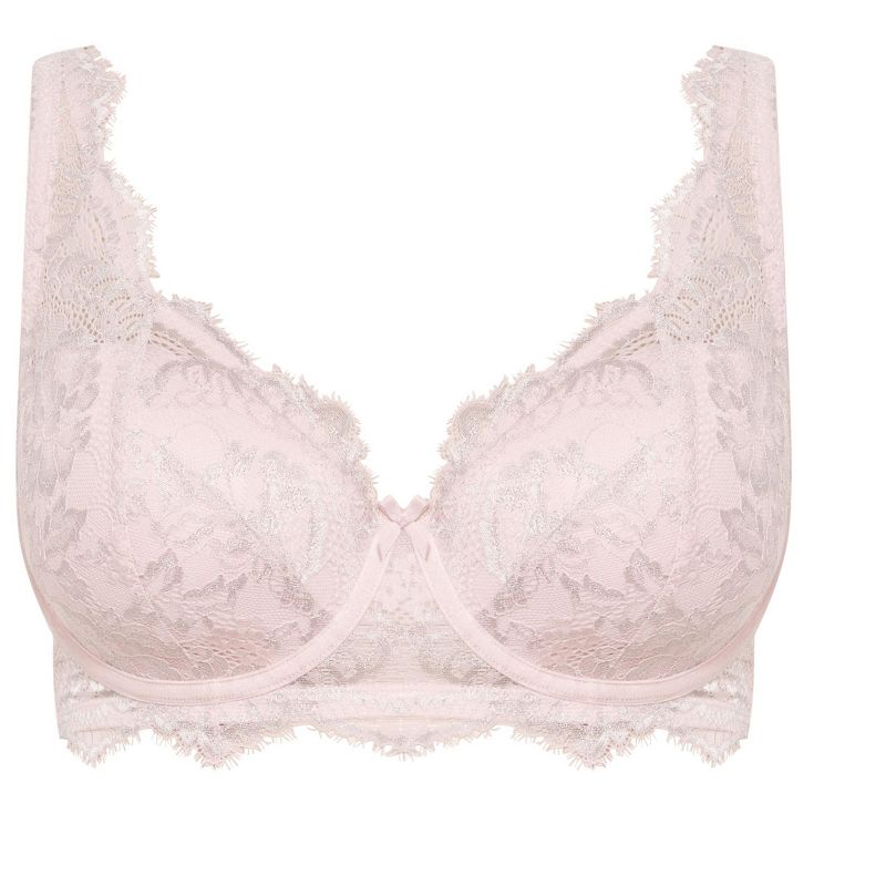 Women's Plus Size Isadora Demi Contour Bra - pink icing | CITY CHIC, 3 of 5