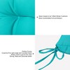 ARTPLAN All Weather Chair Outdoor Cushions Settee Loveseat Bench Cushions Set of 5 Wicker Tufted Pillow for Patio Outdoor Furniture - 4 of 4