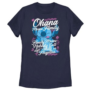Women's Lilo & Stitch Ohana Means Family T-Shirt - 1 of 4