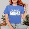 Simply Sage Market Women's Mama Topped With Flowers Short Sleeve Garment Dyed Tee - 2 of 3