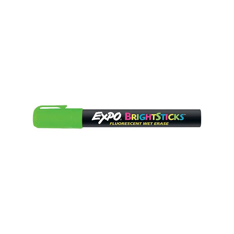 EXPO Bright Sticks Wet-Erase Fluorescent Marker Set Bullet Tip Assorted 14075, 4 of 9