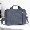 17 Inch Laptop Bag Women Men Compatible, Shoulder Strap Carrying Briefcase Messenger Computer Bag Case, Grey - 4 of 4