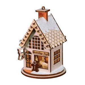 Old World Christmas Ginger Cottages Wooden Ornament, Yesterday's Toys - 1 of 3