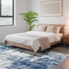 Washable Non-Slip Rug, Modern Abstract Low Pile Indoor Carpet, Soft Machine Washable Area Mat for Living Room, Bedroom, Entryway - 2 of 4