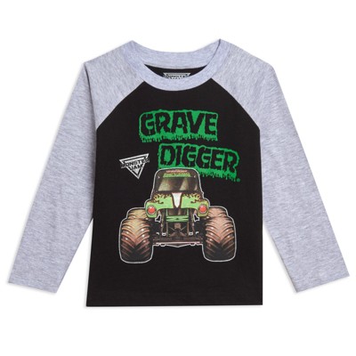 Monster Jam Little Boys 2 Pack Long Sleeve Graphic T-Shirts Multicolored 7-8 — фото 2