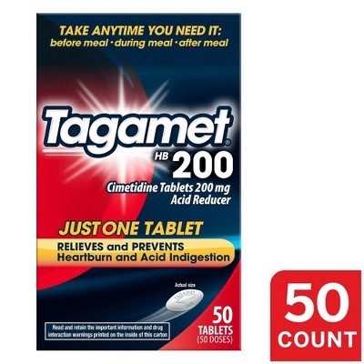 Tagamet HB 200 Acid Reducer Heartburn Relief Tablets – 50ct