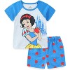Disney Princess Snow White Girls Short Sleeve T-Shirt and French Terry Shorts Set for Toddler and Big Kids - 2 of 4