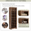 Whisen Stylish Design Free Standing Tall Shoe Cabinet with Multiple Storage Capacity - 4 of 4