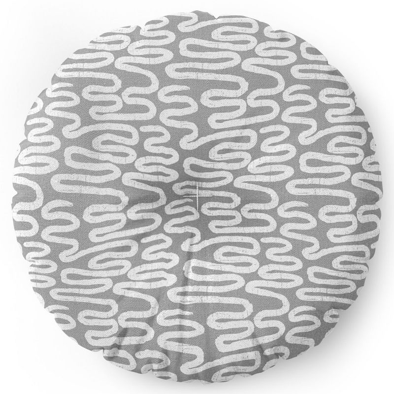 Holli Zollinger Ceres Ani Grey Round Floor Pillow - Deny Designs, 2 of 5