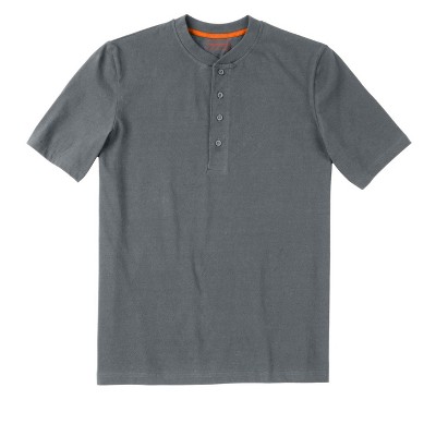 Boulder Creek by KingSize Men's Big & Tall Heavyweight Short-Sleeve Henley Shirt