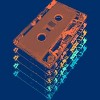 Men's Design By Humans Cassette Tapes By robotface T-Shirt - 2 of 3