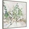 30" x 30" Olive Branch by Asia Jensen Framed Canvas Wall Art Print - Amanti Art - 2 of 4