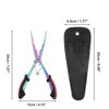 Unique Bargains Fishing Pliers Freshwater Fishing Pliers Needle Nose Pliers Fishing 1 Set - 2 of 4