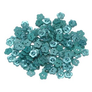 Unique Bargains Resin 2-Hole Craft Replacement Flower Sewing Buttons 150 Pcs - 1 of 4