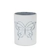 HomeRoots Set of Three 7" White Metal Round Pot Planter - 4 of 4