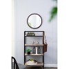 Dexmalle Circle Wall Mirror with Wooden Frame - 2 of 4