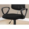 NicBex Adjustable Mesh Office Chair with Wheels, Ergonomic Swivel Desk Chair with Metal Base, Computer Gaming Chair for Office, Home - 3 of 4