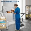 Pet Dog Bathing Station w/Stairs,Professional Dog Grooming Tub, Stainless Steel Dog Bathtub for Large, Medium&Small Pet - 3 of 4