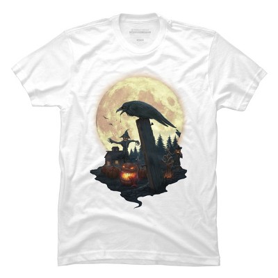 Men's Design By Humans Halloween Theme By chriskar T-Shirt