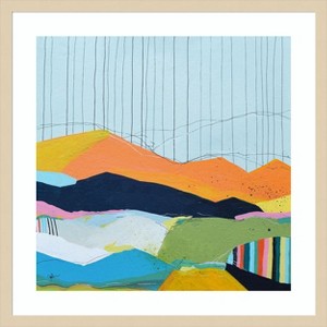 Amanti Art Colorfield No. 15 by Jan Weiss Wood Framed Wall Art Print - 1 of 4