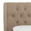 Skyline Furniture Tufted Woven Upholstered Wingback Headboard - 4 of 4