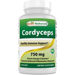 Best Naturals Cordyceps 750 mg 120 Veg Capsules - 1 of 4