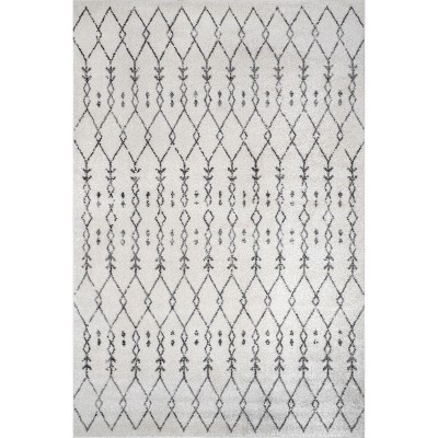 Nuloom Mila Cartouche Trellis Indoor Area Rug, 5' x 8', Off White