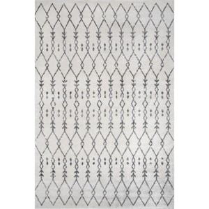 Nuloom Mila Cartouche Trellis Indoor Area Rug, 5' x 8', Off White - 1 of 4