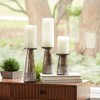 Tapered Metal Candle Holder (Set of 3) - 2 of 3