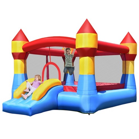 Costway Kid Inflatable Bounce House Castle Moonwalk Playhouse Jumper ...