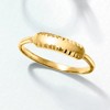 Ross-Simons Italian 10kt Yellow Gold Diamond-Cut Bar Ring - 4 of 4