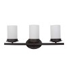 Yosemite Home Decor 101-3V-ORB Columbia Rock Collection Three Light Vanity, 3 23.5-Inch Width, Oil Rubbed Bronze, 52 Piece - 2 of 4