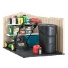 Rubbermaid 96 Cubic Feet Low-Profile Slide Lid Outdoor Storage Shed | 1800005 - 3 of 4