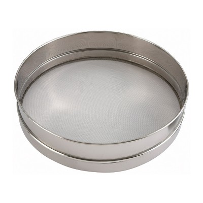 Winco Sieve, Stainless Steel Rim And Mesh, 10