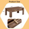 GDFStudio Marshall Multi-Functional Storage 40" W Wood Coffee Table with Combination Lock - 3 of 4