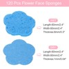Unique Bargains Compact Size High-Temperature Resistant Face Cleansing Sponges Green 120 Pcs - 2 of 4