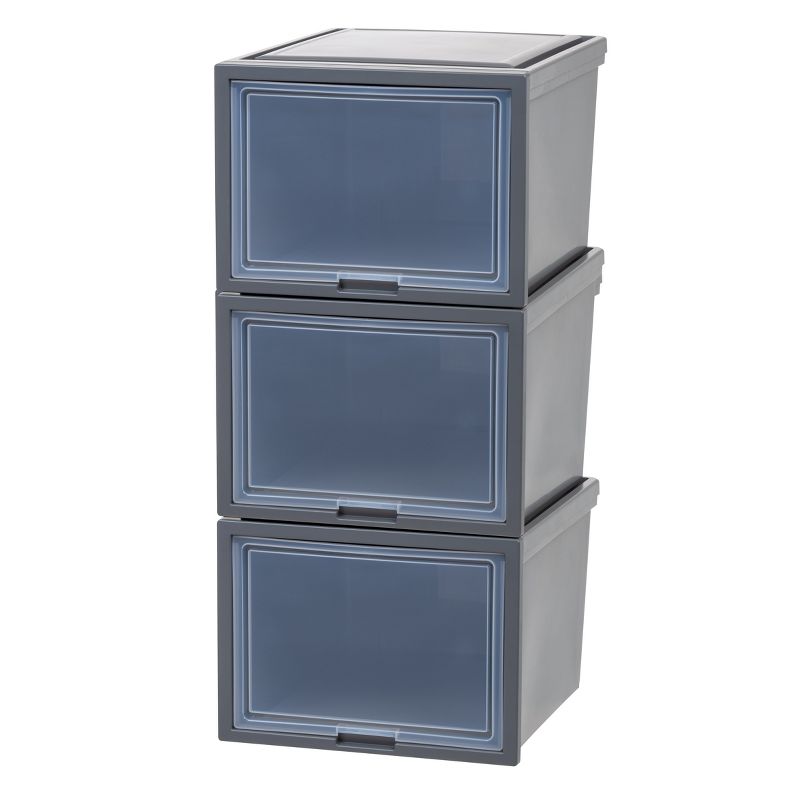 IRIS USA Stackable Plastic Storage Chest, 1 of 6