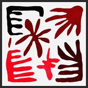 Amanti Art Custom Coral Construction I by Melissa Wang Canvas Wall Art Print Framed 22 x 22-in. - 1 of 4