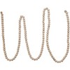 Kurt Adler Natural Unfinished Wooden Round Beaded Garland, 9ft - 2 of 3